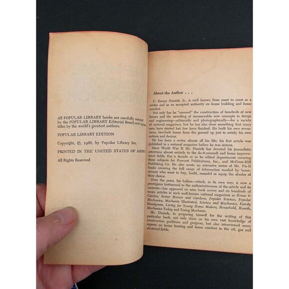 Vintage 1966 The Home Comfort Handbook Paperback Nontechnical Guide - Picture 5 of 5